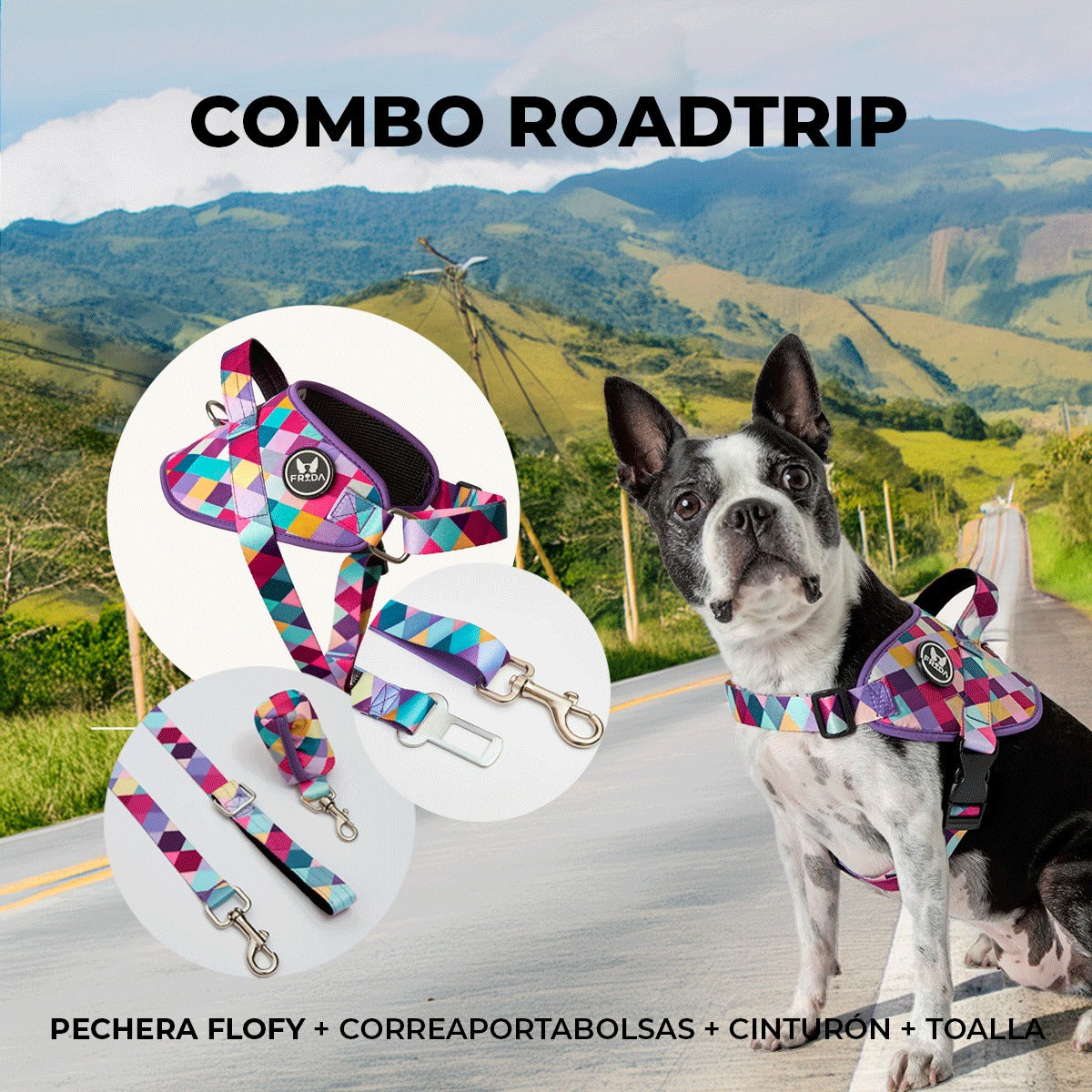 Combo Road Trip Pechera Flofy