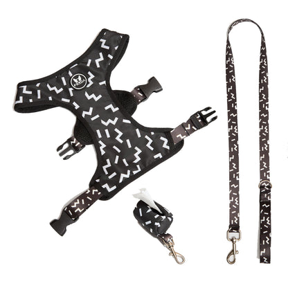 Pechera y Correa - Serenity Black