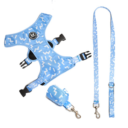 Pechera y Correa - Serenity Blue