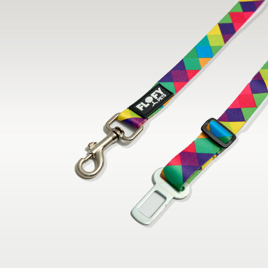 Cinturón para carro Rombos Azules