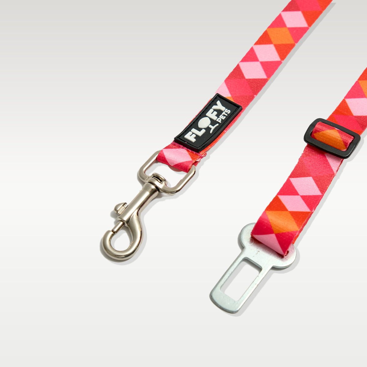 Cinturón para carro Rombos Fucsias