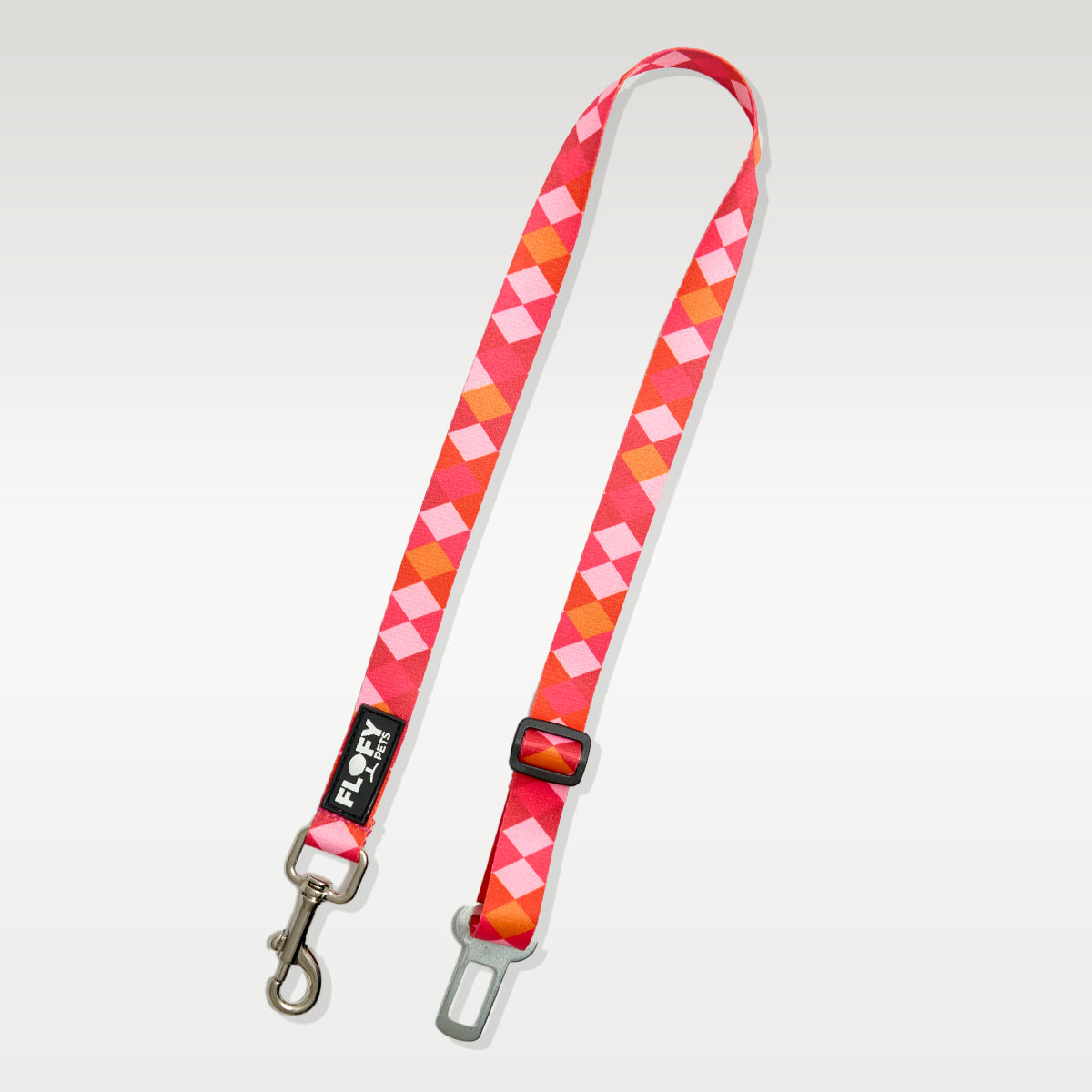 Cinturón para carro Rombos Fucsias