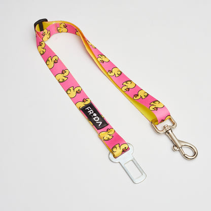 Cinturón para carro Patos de Hule Rosados
