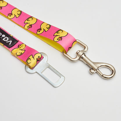 Cinturón para carro Patos de Hule Rosados