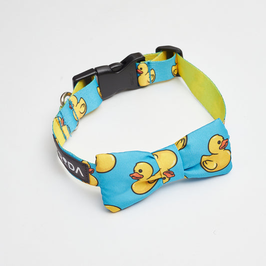 Collar Patos de Hule Celestes