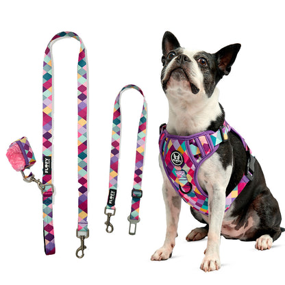 Pechera Evo 2.0  - Rombos Morados