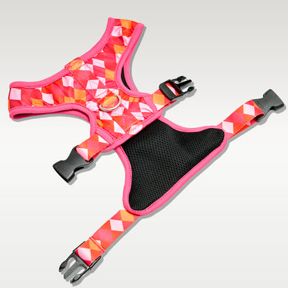 Pechera Rombos Fucsias