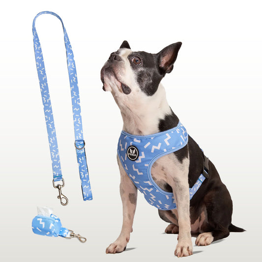 Pechera y Correa - Serenity Blue