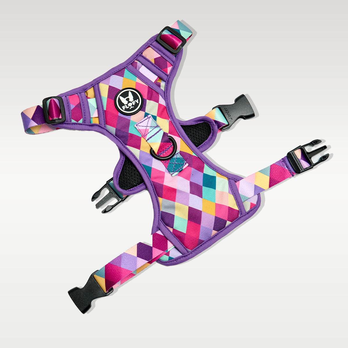 Pechera Evo 2.0  - Rombos Morados