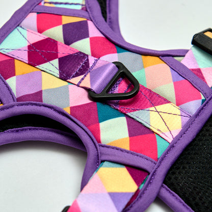 Pechera Evo 2.0  - Rombos Morados